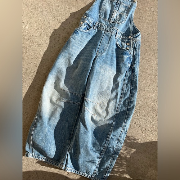 We The Free Blue Denim Jumpsuit - Picture 3 of 5